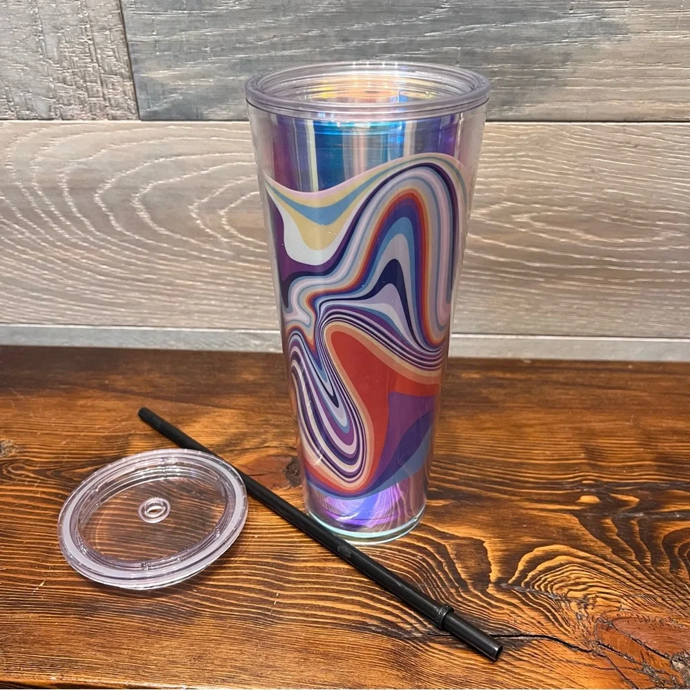 Starbucks‎ Summer 2021 Iridescent Rainbow Tumbler 24oz-Target Exclusive